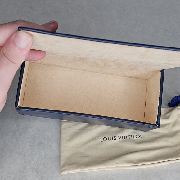 Blue Louis Vuitton LV Sunglasses Box Case with Dustbag - Picture 9 of 9